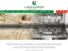 Tablet Screenshot of leonardoautomation.com